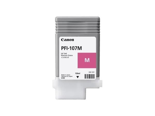 Canon PFI-107 M - 130 ml - magenta - original - blekktank - for imagePROGRAF iPF670, iPF680, iPF685, iPF770, iPF780, iPF785