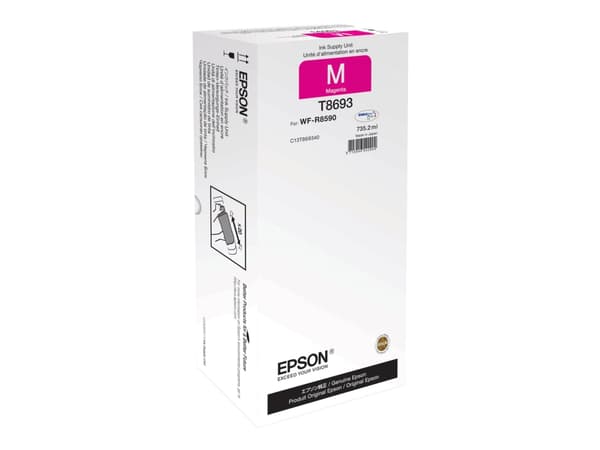 Epson T8693 - 735.2 ml - magenta - original - blekkrefill - for WorkForce Pro R8590 D3TWFC, WF-R8590, WF-R8590 D3TWFC, WF-R8590DTWF