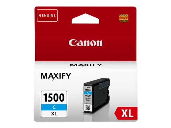 Canon PGI-1500XL C - 12 ml - Høy ytelse - cyan - original - blekkbeholder - for MAXIFY MB2050, MB2150, MB2155, MB2350, MB2750, MB2755