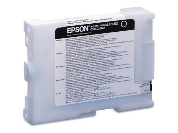 Epson SJIC3 - Svart - original - blekkpatron - for TM J2100