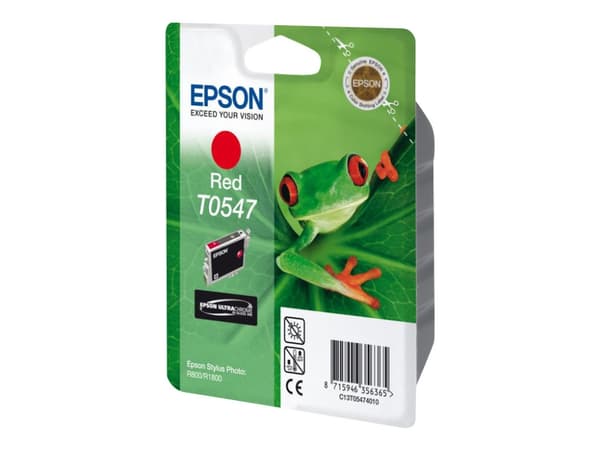 Epson Singlepack Red T0547 Ultra Chrome Hi-Gloss