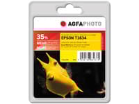 AgfaPhoto - 9 ml - gul - kompatibel - gjenfabrikert - blekkpatron (alternativ for: Epson 16XL, Epson C13T16344010, Epson T1634) - for Epson WorkForce