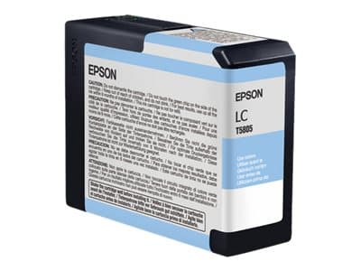 Epson T5805 - 80 ml - lys cyan - original - blekkpatron - for Stylus Pro 3800, Pro 3880