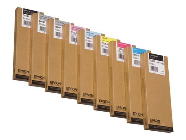 Epson T6064 - 220 ml - gul - original - blekkpatron - for Stylus Pro 4800, Pro 4880, Pro 4880 AGFA