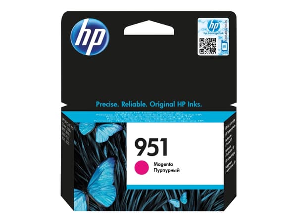HP 951 - 8 ml - magenta - alkuperäinen - värikasetti - Officejet Pro 251, 276, 8100, 8600, 8600 N911, 8610, 8615, 8616, 8620, 8625, 8630, 8640, 8610,