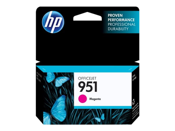 HP 951 - 8 ml - magenta - alkuperäinen - värikasetti - Officejet Pro 251, 276, 8100, 8600, 8600 N911, 8610, 8615, 8616, 8620, 8625, 8630, 8640, 8610,