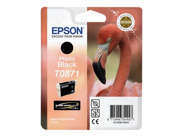 Epson Flamingo Singlepack Photo Black T0871 Ultra Gloss High-Gloss 2