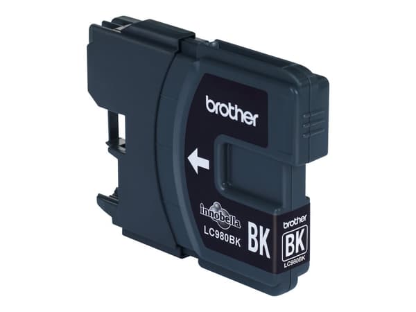 Brother LC980BK - Svart - original - blekkpatron - for Brother DCP-145, 163, 167, 193, 195, 197, 365, 373, 375, 377, MFC-250, 255, 290, 295, 297