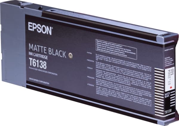 Epson T6138 - 110 ml - matt svart - original - blekkpatron - for Stylus Pro 4000 C8, Pro 4000-C8, Pro 4400, Pro 4450, Pro 4800, Pro 4880