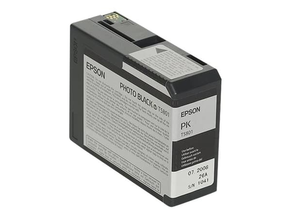 Epson T5801 - 80 ml - fotosort - original - blekkpatron - for Stylus Pro 3800, Pro 3880