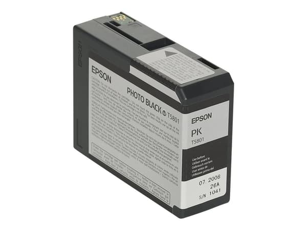 Epson T5801 - 80 ml - fotosort - original - blekkpatron - for Stylus Pro 3800, Pro 3880