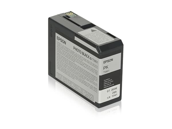 Epson T5801 - 80 ml - fotosort - original - blekkpatron - for Stylus Pro 3800, Pro 3880