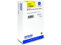 Epson T7554 - 39 ml - XL-størrelse - gul - original - blekkpatron - for WorkForce Pro WF-8010, WF-8090, WF-8090 D3TWC, WF-8510, WF-8590, WF-8590 D3TW