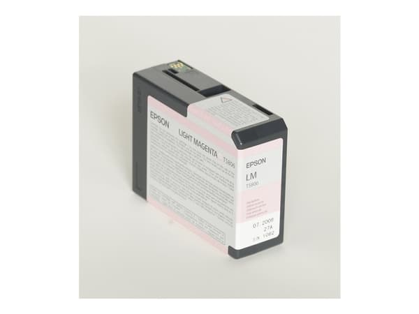 Epson T5806 - 80 ml - lys magenta - original - blekkpatron - for Stylus Pro 3800, Pro 3880