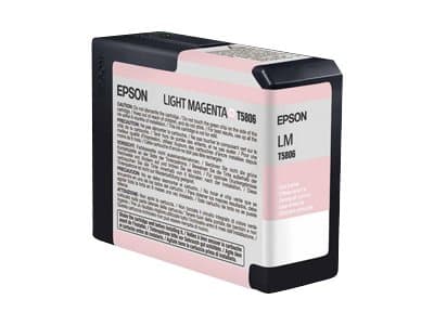 Epson T5806 - 80 ml - lys magenta - original - blekkpatron - for Stylus Pro 3800, Pro 3880