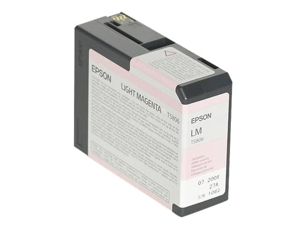 Epson T5806 - 80 ml - lys magenta - original - blekkpatron - for Stylus Pro 3800, Pro 3880
