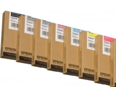 Epson Stylus Pro 7800/9800 Ink Cartridge (220ml) Light Cyan, Väriainepohjainen muste