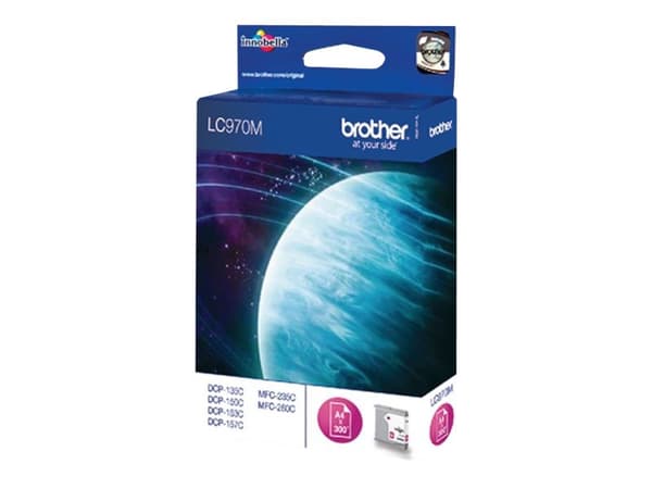 Brother LC970M - Magenta - original - blekkpatron - for Brother DCP-135C, DCP-150C, DCP-153C, DCP-157C, MFC-235C, MFC-260C