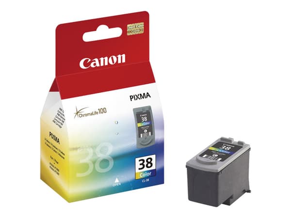 Canon CL-38 - 9 ml - farge (cyan, magenta, gul) - original - blekkpatron - for PIXMA iP1800, iP1900, iP2500, iP2600, MP140, MP190, MP210, MP220, MP47