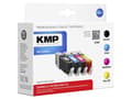 Miniatyrbilde 3 av 5: KMP MULTIPACK C90V - 4-pack - svart, gul, cyan, magenta - kompatibel - blekkpatron (alternativ for: Canon 6443B001, Canon 6444B001, Canon 6445B001, C