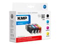 Miniatyrbilde 1 av 5: KMP MULTIPACK C90V - 4-pack - svart, gul, cyan, magenta - kompatibel - blekkpatron (alternativ for: Canon 6443B001, Canon 6444B001, Canon 6445B001, C