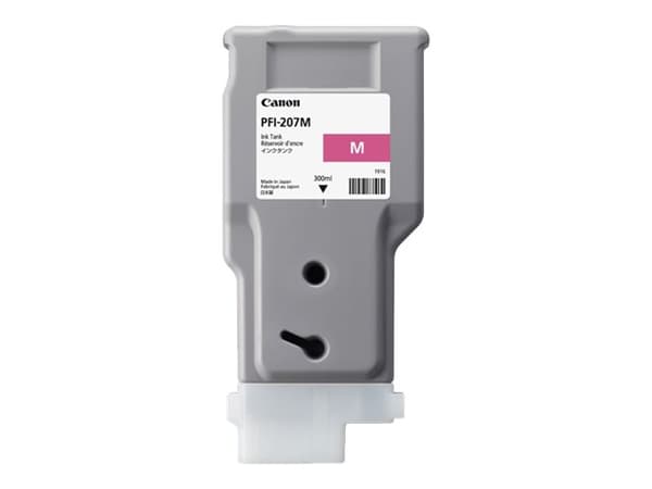 Canon PFI-207 M - 300 ml - magenta - original - blekktank - for imagePROGRAF iPF680, iPF685, iPF780, iPF785