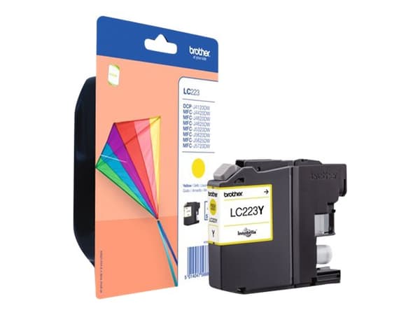 Brother LC223Y - Gul - original - blekkpatron - for Brother DCP-J4120, J562, MFC-J4625, J480, J5320, J680, J880; Business Smart MFC-J4420