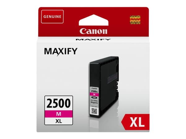 Canon PGI-2500XL M - 19,3 ml - magenta - original - blekktank - for MAXIFY iB4050, iB4150, MB5050, MB5150, MB5155, MB5350, MB5450, MB5455