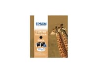 Epson T0711 Twin Pack - 2-pack - 22.2 ml - høykapasitets - svart - original - blister - blekkpatron - for Stylus SX210, SX410, SX510, SX515, SX610; S