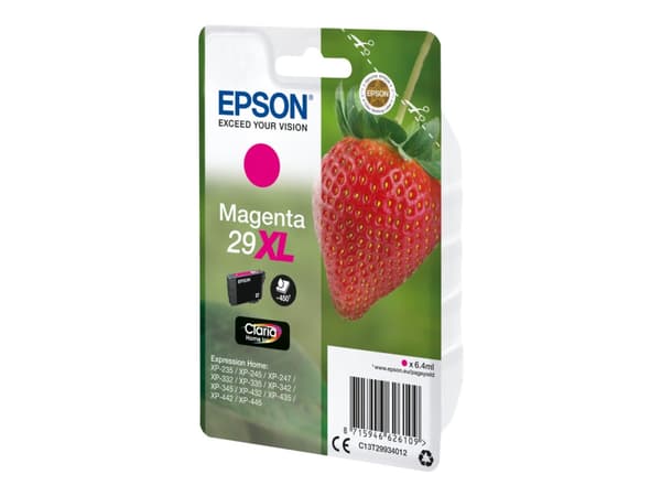 Epson 29XL - 6.4 ml - XL - magenta - original - blister med RF-larm/akustiskt larm - bläckpatron - för Expression Home XP-235, 245, 247, 255, 332, 33