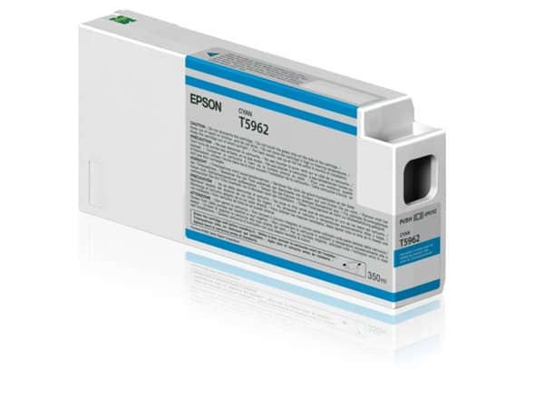 Epson T5962 - 350 ml - cyan - original - blekkpatron - for Stylus Pro 7700, Pro 7890, Pro 7900, Pro 9700, Pro 9890, Pro 9900, Pro WT7900