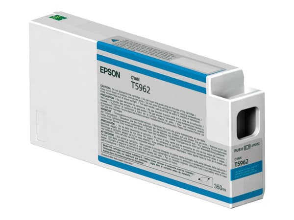 Epson T5962 - 350 ml - cyan - original - blekkpatron - for Stylus Pro 7700, Pro 7890, Pro 7900, Pro 9700, Pro 9890, Pro 9900, Pro WT7900