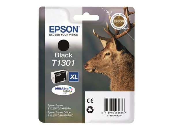 Epson Stag Enpack svart T1301 DURABrite Ultra-bläck
