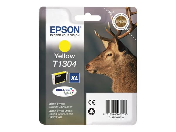 Epson Stag Enpack gul T1304 DURABrite Ultra-bläck