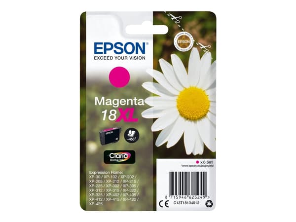 Epson Daisy Singlepack Magenta 18XL Claria Home Ink