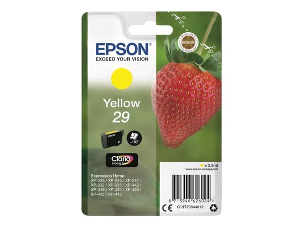 Epson Strawberry Singlepack Yellow 29 Claria Home Ink