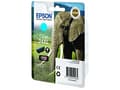 Miniatyrbilde 3 av 5: Epson 24XL - 8.7 ml - XL - cyan - original - blekkpatron - for Expression Photo XP-55, 750, 760, 850, 860, 950, 960, 970; Expression Premium XP-750,