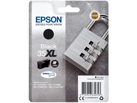 Epson Padlock Singlepack Black 35XL DURABrite Ultra Ink