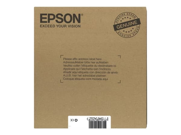 Epson T071 Easy Mail Packaging - 4-pack - 23.9 ml - svart, gul, cyan, magenta - original - boks - blekkpatron - for Stylus DX9400, SX115, SX210, SX21