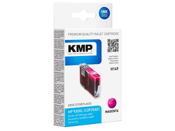 KMP H149 - 15 ml - Høy ytelse - magenta - kompatibel - blekkpatron (alternativ for: HP 935XL) - for HP Officejet 6812, 6815, 6820; Officejet Pro 6230