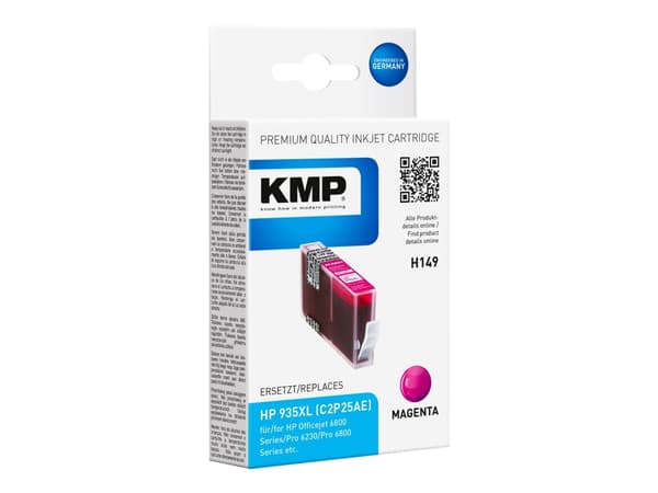 KMP H149 - 15 ml - Høy ytelse - magenta - kompatibel - blekkpatron (alternativ for: HP 935XL) - for HP Officejet 6812, 6815, 6820; Officejet Pro 6230