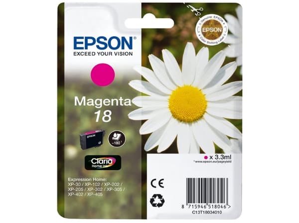 Epson Daisy Singlepack Magenta 18 Claria Home Ink