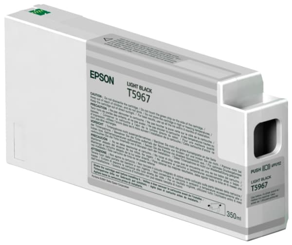 Epson Yksittäispakkaus, vaalea musta T596700 UltraChrome HDR 350 ml, Väriainepohjainen muste, 350 ml, 1 kpl