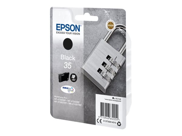 Epson Padlock Singlepack Black 35 DURABrite Ultra Ink
