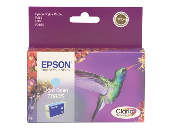 Epson T0805 - Druckerpatrone - 1 x hell Cyan (C13T080540)