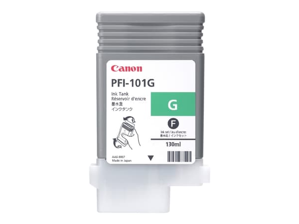 Canon LUCIA PFI-101 G - 130 ml - grønn - original - blekkbeholder - for imagePROGRAF iPF5000, iPF5100, iPF6100, iPF6200