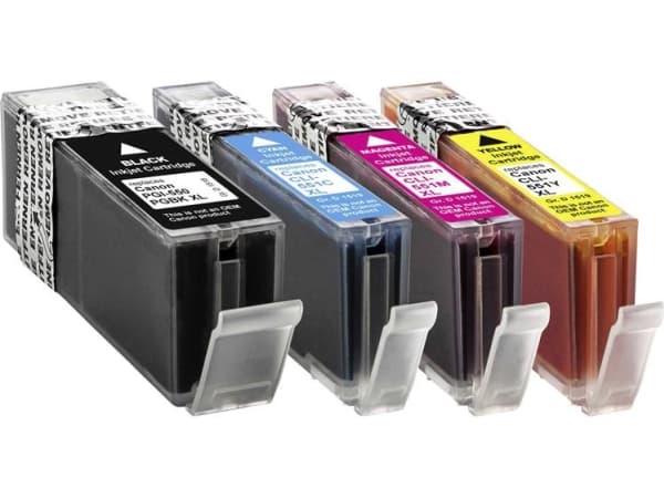 BASETech 1518,0050-126, Kompatibel, Svart, Cyan, Fiolblå, Gult, Canon, Multi pack, PIXMA IP 7250, PIXMA IP 8750, PIXMA IX 6850, PIXMA MG 5450, PIXMA