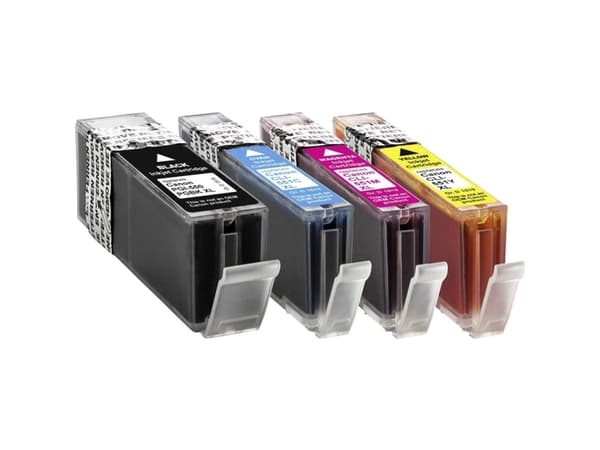 BASETech 1518,0050-126, Kompatibel, Svart, Cyan, Fiolblå, Gult, Canon, Multi pack, PIXMA IP 7250, PIXMA IP 8750, PIXMA IX 6850, PIXMA MG 5450, PIXMA