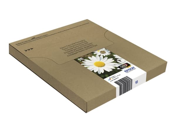 Epson T1806 Easy Mail Packaging - 4-pack - 15.1 ml - svart, gul, cyan, magenta - original - box - bläckpatron - för Expression Home XP-212, 215, 225,