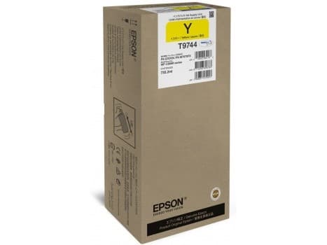 Epson T9744 - 735.2 ml - XXL-størrelse - gul - original - blekkpatron - for WorkForce Pro WF-C869R, WF-C869RD3TWFC, WF-C869RDTWF, WF-C869RDTWFC
